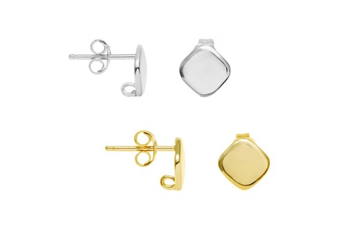 Silver 925 earring finding