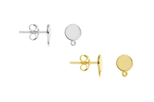 Silver 925 earring finding