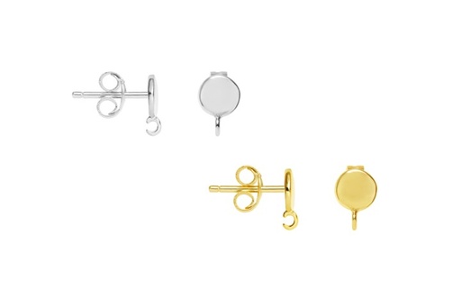 Silver 925 earring finding