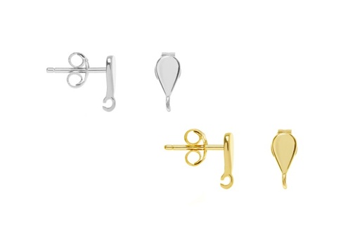 Silver 925 earring finding