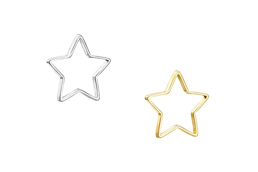 Entrepieza plata 925 estrella 