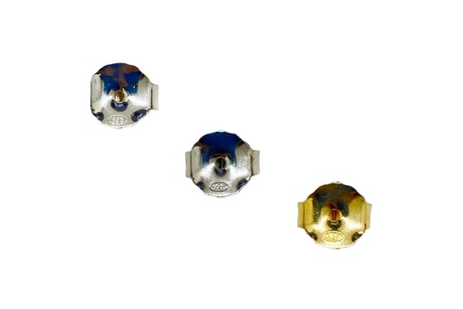 Presion pendiente plata 925 6x7mm agujero 0.8mm