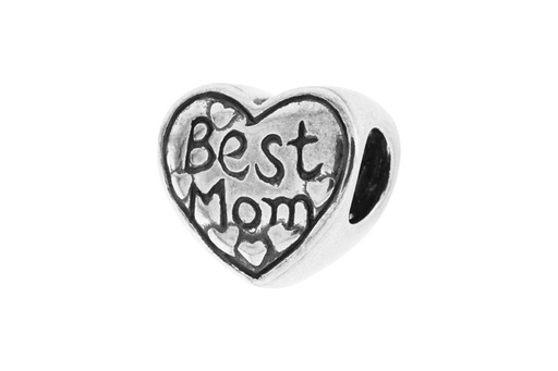 [1036800000OX] Entrepieza pasante  plata 925 para pulseras 