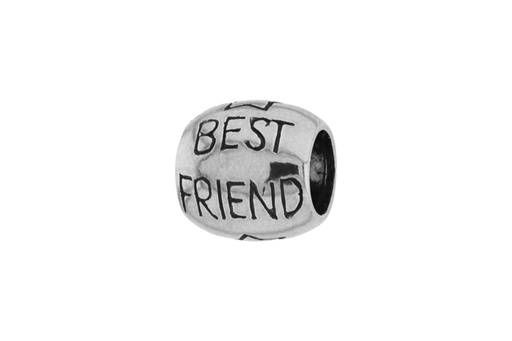 [1037100000OX] Entrepieza pasante  plata 925 para pulseras 