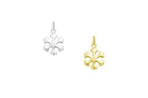 Charm plata 925 copo de nieve