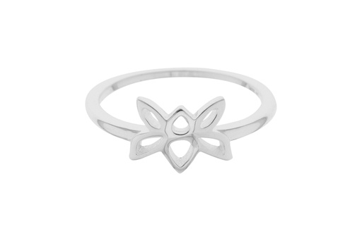 Anillo plata 925 flor de loto 