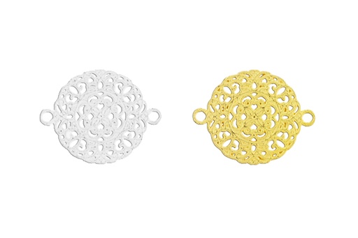 Silver 925 finding flower