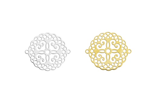 Entrepieza plata 925 mandala 