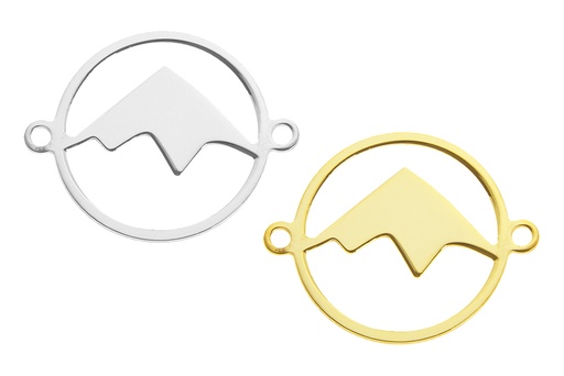 Entrepieza plata 925 montaña nevada 