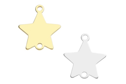 Entrepieza plata 925 estrella 