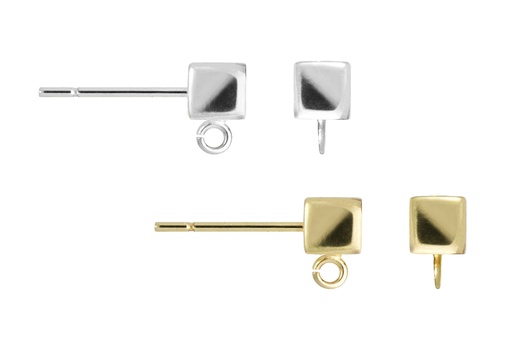 Silver 925 earring finding