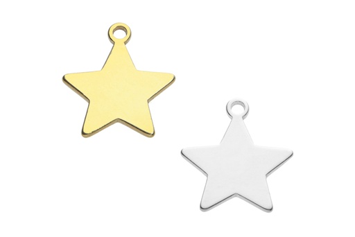 Charm pendant star silver 925