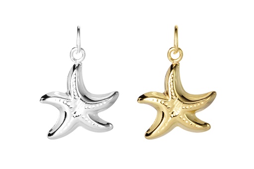 Sterling silver starfish charm