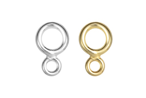 Anilla doble plata 925 soldada diam 4mm/3mm