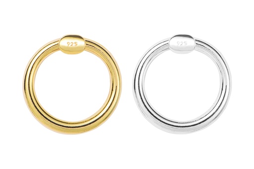 Sterling silver magic open ring