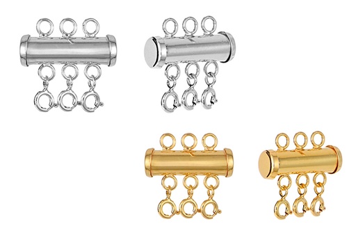 Sterling silver multichain lock