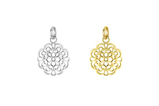 Colgante plata 925 charm mandala