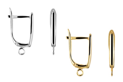 Sterling silver earring finding