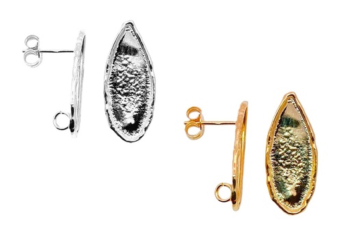 Sterling silver drop earring finding