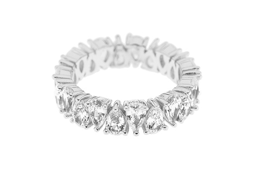 [11027A181ZBL] Silver 925 ring cz