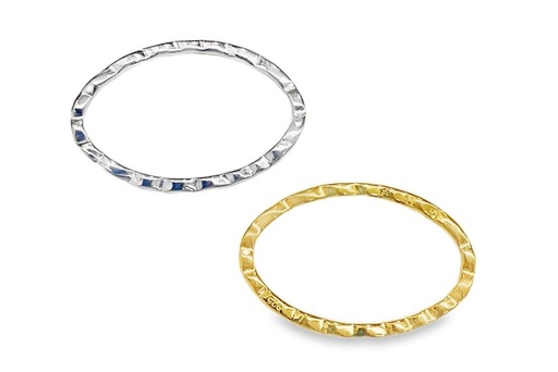 Entrepieza plata 925 oval cerrada 20x13mm