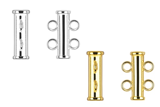 Sterling silver multichain lock