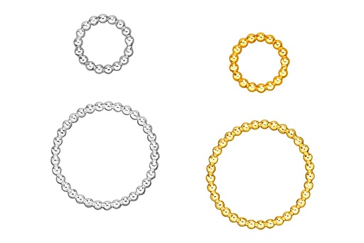 Silver 925 beads ring finding