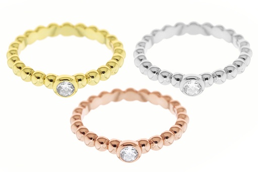 Anillo plata 925 zirconita 