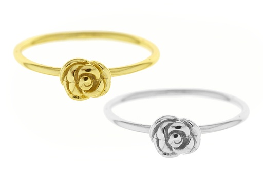 Silver 925 rose ring