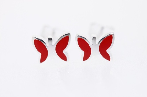 Earring silver 925 butterfly