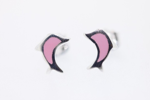 Earring silver 925 dolphin