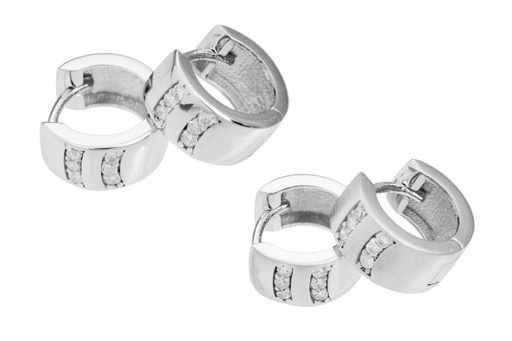 [080310001ZBL] Earring silver 925 cz