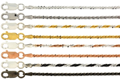 Silver 925 roc 030 chain bracelet