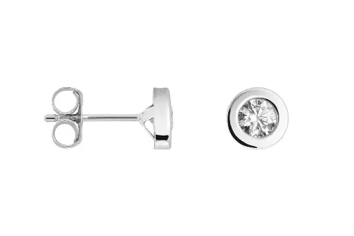 Earring silver 925 cz
