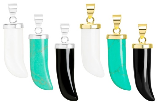 Colgante plata 925  cuerno 