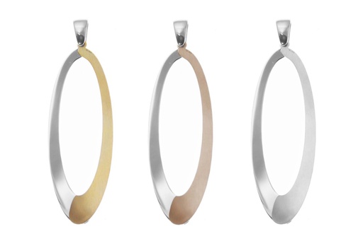 Silver 925 oval pendant