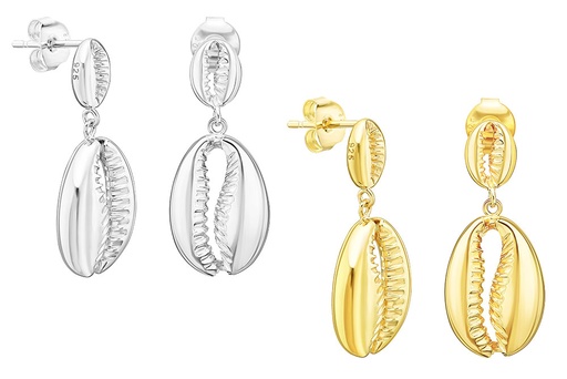 [1424400000DO] Silver 925 shell earring