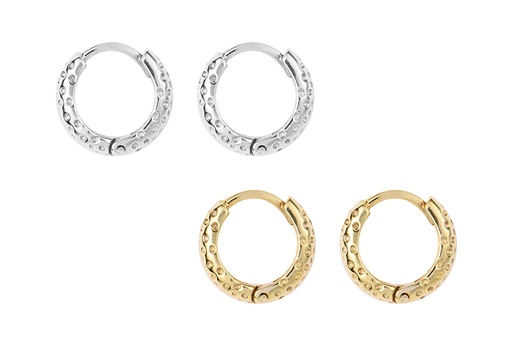 Sterling silver earring hoop