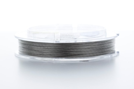 Alambre de acero japones 7 hebras revestido nylon 100 mt 0.40mm