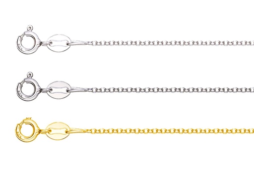 Sterling silver rolo chain 020 necklace