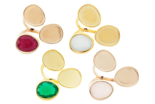 Silver 925 ring semi precious stone