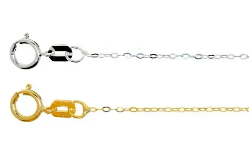 Cadena forzada oval pisada 020