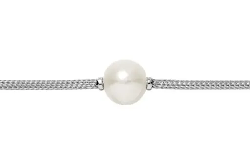 [08993C001PBL] Sterling silver necklace with 8-10mm cultured pearl