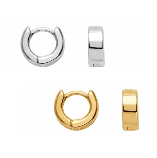Pendiente plata 925 aro 3mm 