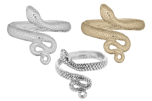 Anillo plata 925 serpiente