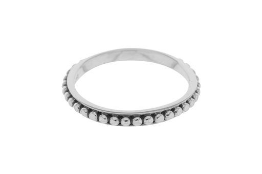 Anillo plata 925 de bolitas