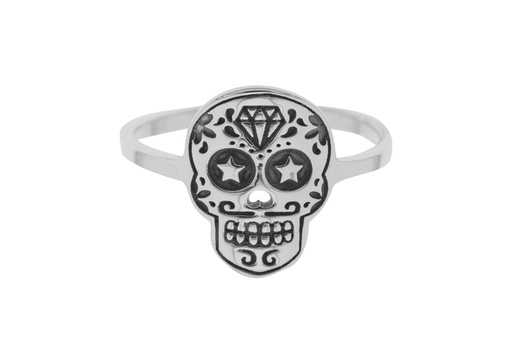Anillo plata 925 calavera 