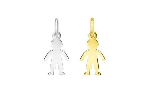 Sterling silver 925 boy pendant