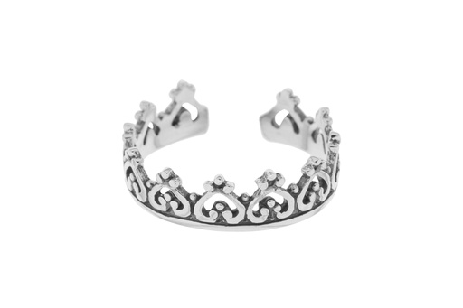 [12681A0000OX] Anillo de pie plata 925 corona