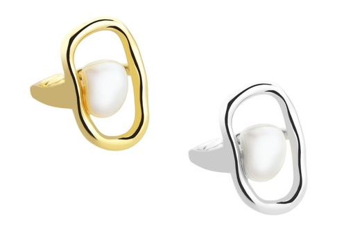 Silver 925 pearl ring